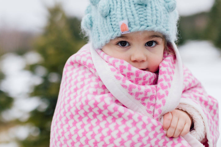 ChappyWrap All My Heart Bubblegum Mini Blanket