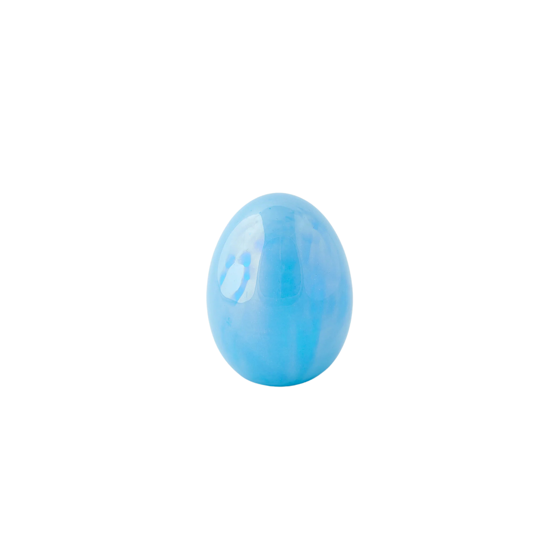 Iridescent Pastel Ceramic Egg
