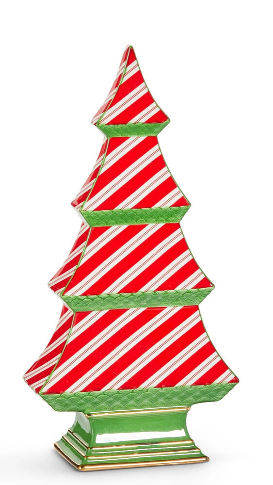 Candy Cane Stripe Tabletop Tree