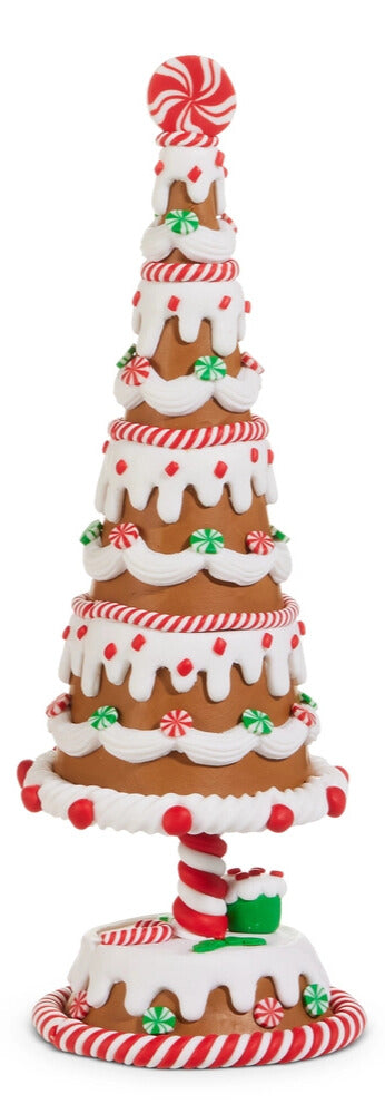 Peppermint Gingerbread Tree