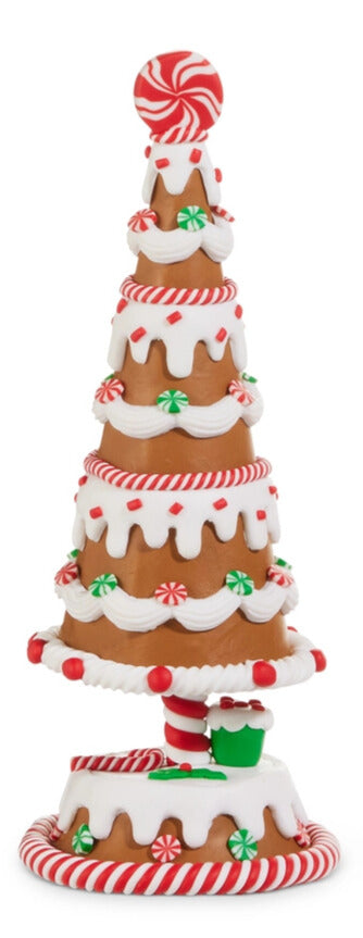 Peppermint Gingerbread Tree