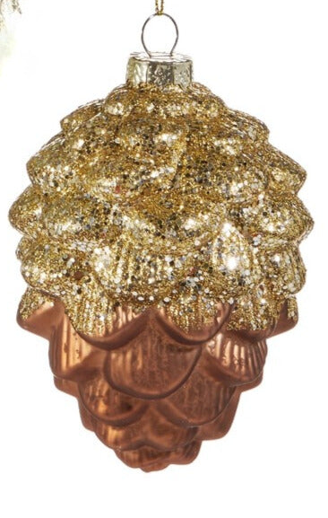 Glitter Pinecone Ornament