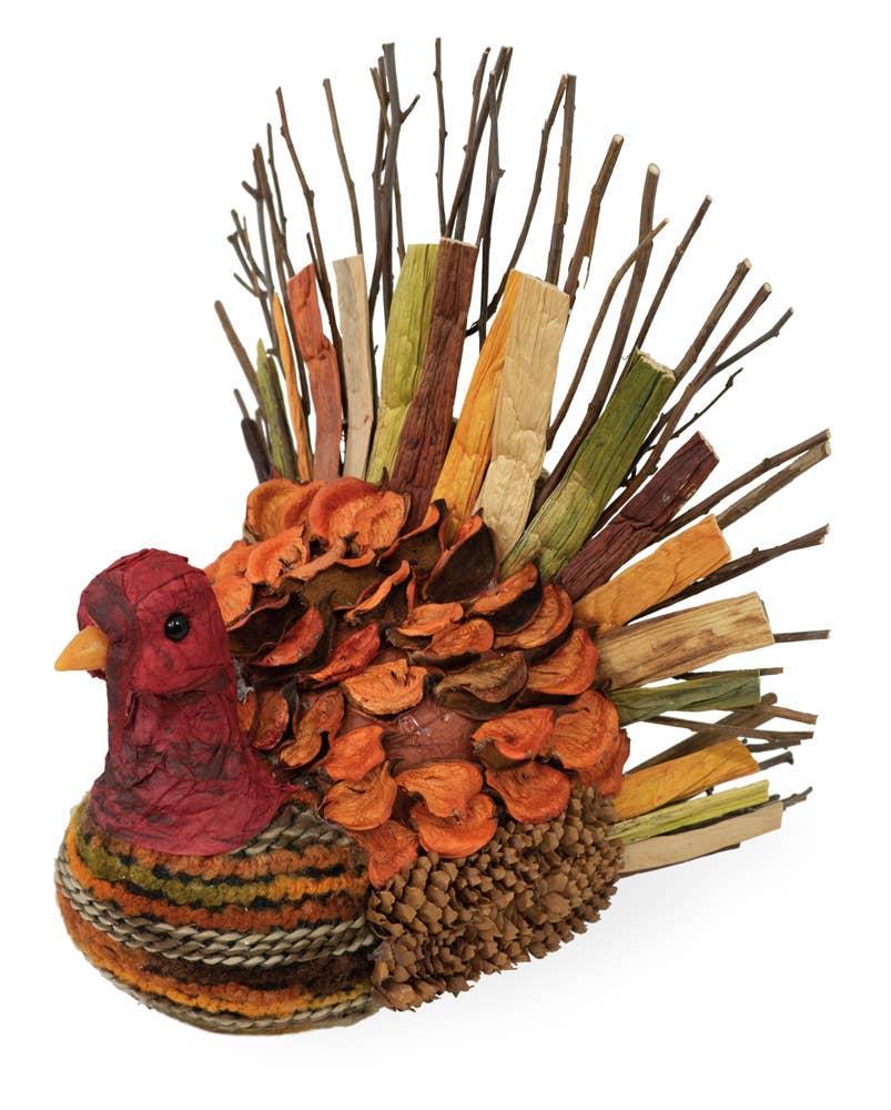 Fall Autumn Thanksgiving Twig & Weave Turkey