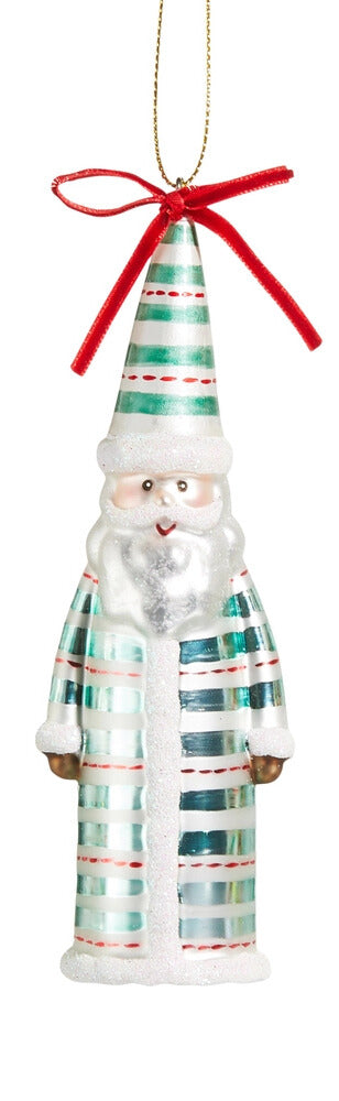 Pattern Santa Ornament