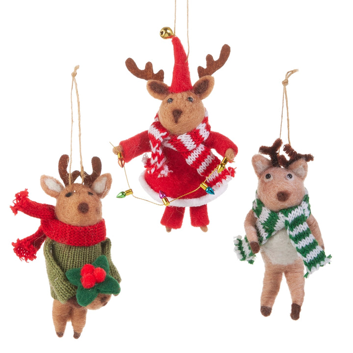 Dressed Deer Ornament