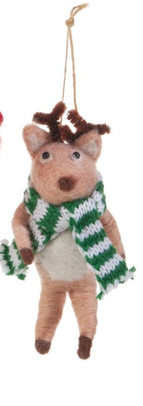 Dressed Deer Ornament