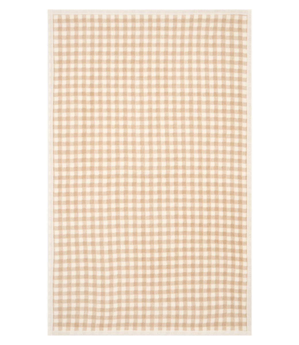 ChappyWrap Gingham Wheat Midi Blanket