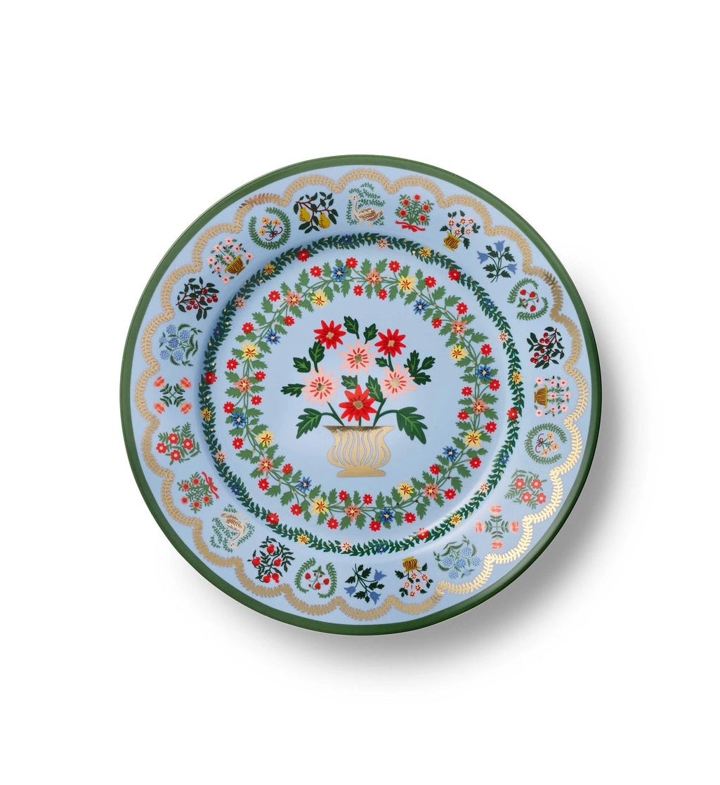Rifle Paper Co Rosette Porcelain Dessert Plate