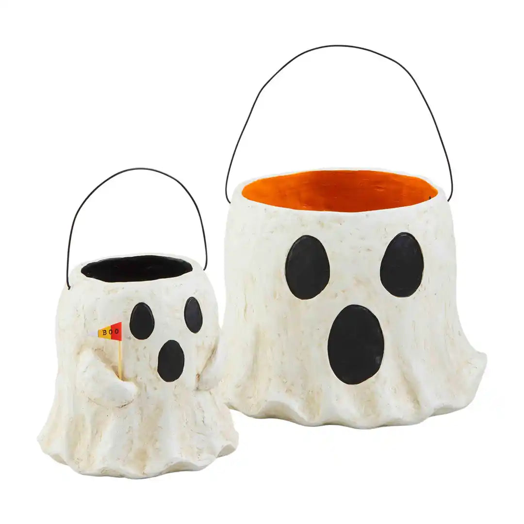Paper Mache Halloween Treat Bucket