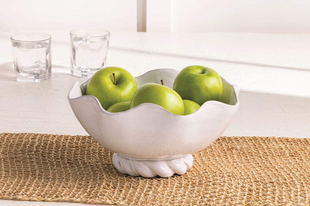 Twisted Base Ruffle Bowl