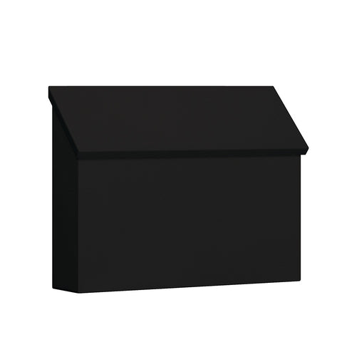 Traditional Horizontal Mailbox - Black