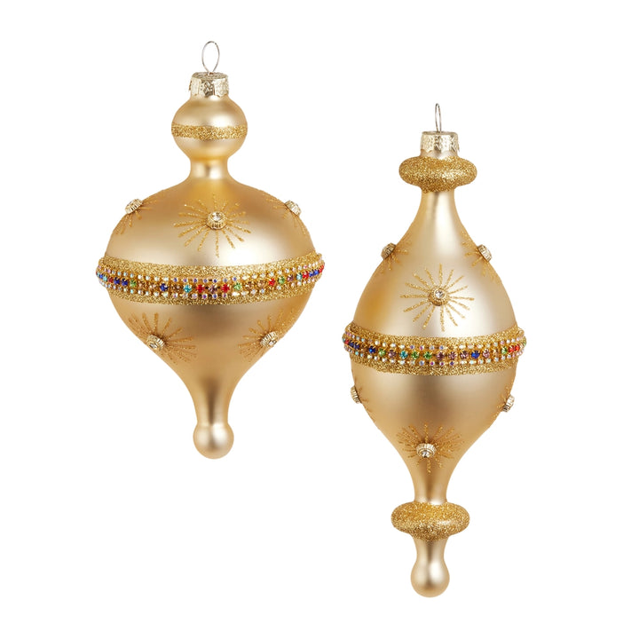 Gold and Jewel Finial Ornament