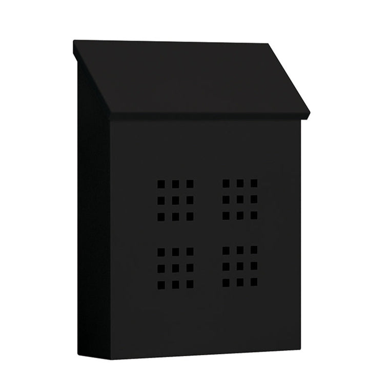 Decorative Traditional Vertical Mailbox Black