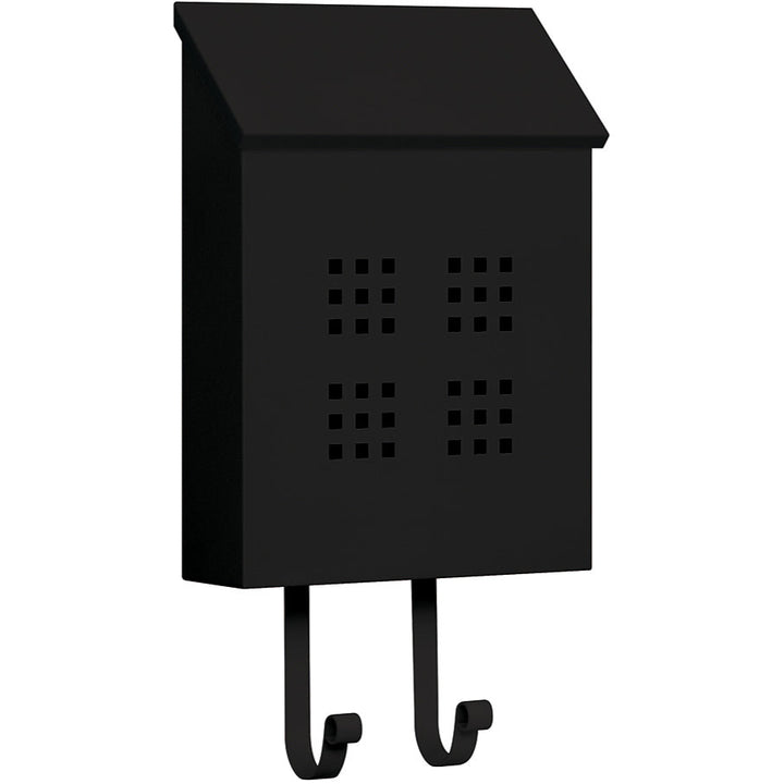 Decorative Traditional Vertical Mailbox Black