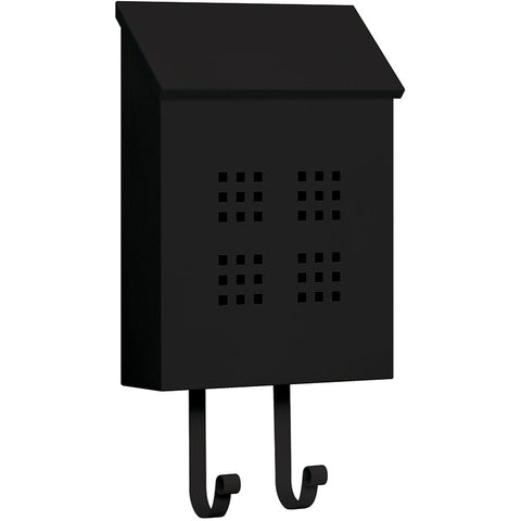 Decorative Traditional Vertical Mailbox - Black