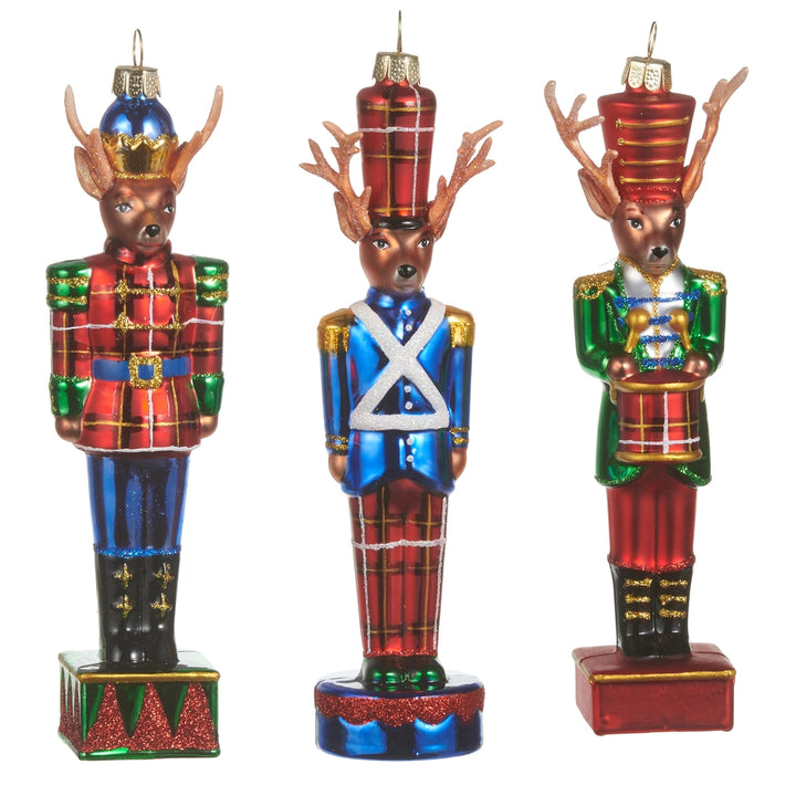 6.5" Deer Nutcracker Ornament