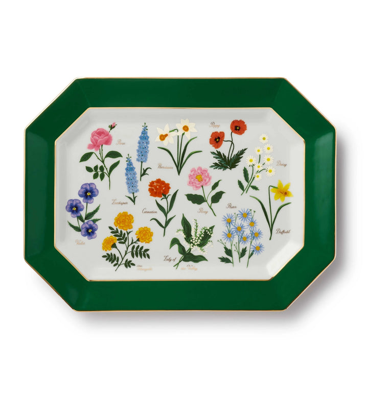 Rifle Paper Co. Garden Study Large Porcelain Serving Platter