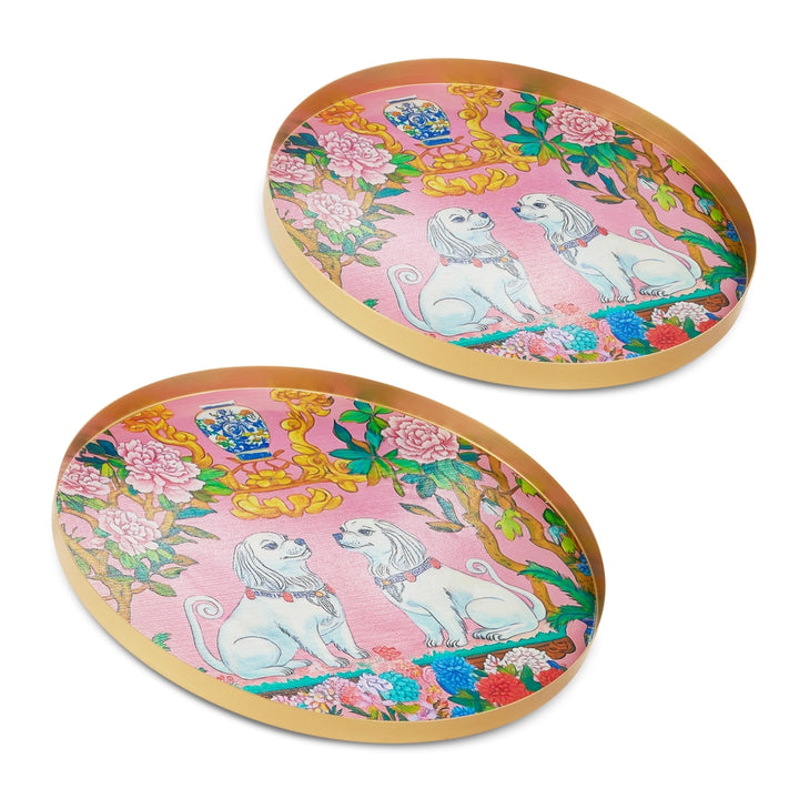 Pink Dog Tray