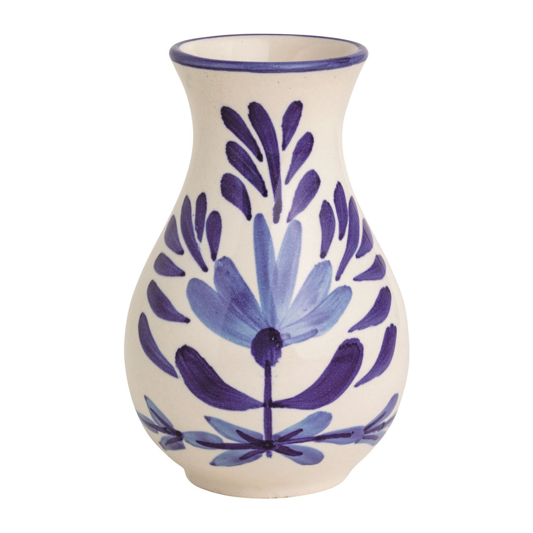 Blue Floral Bud Vase