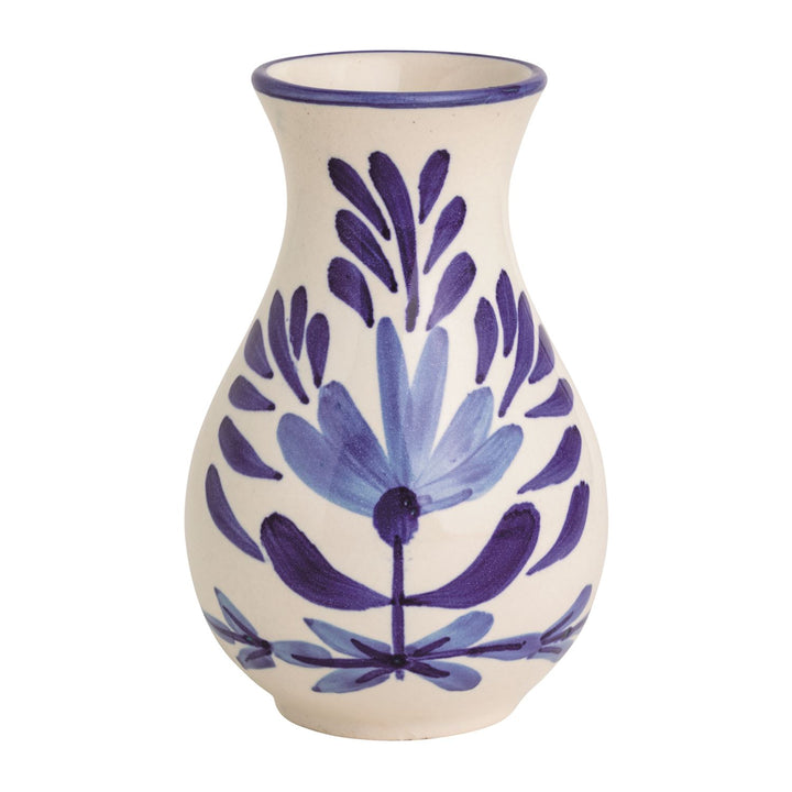 Blue Floral Bud Vase
