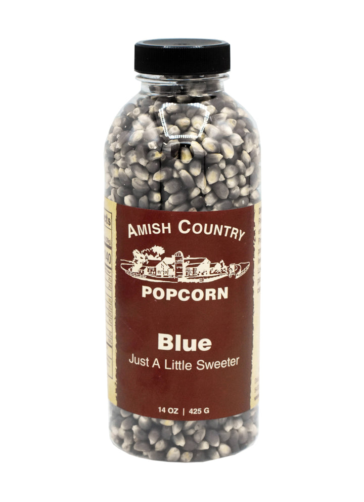 Amish Country Popcorn 14oz Bottle of Blue Popcorn
