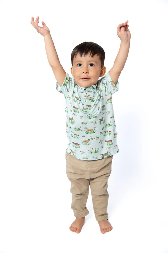Goosies Kid's Delta Bird Hunting Dogs Polo Shirt