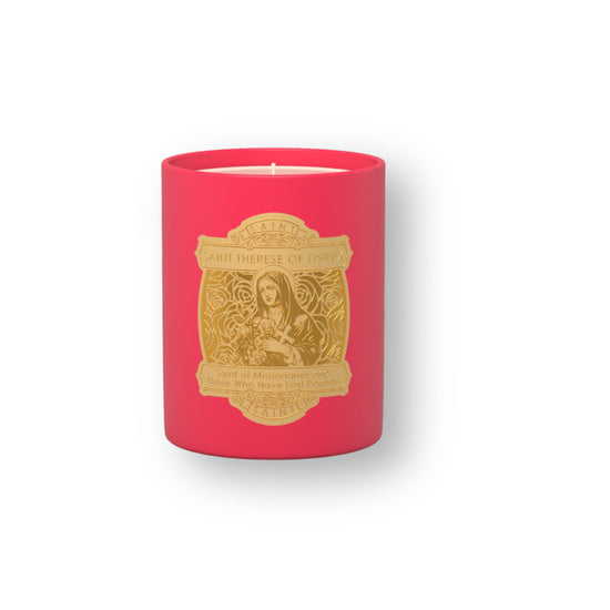 Saint Therese Of Lisieux Scented Prayer Candle
