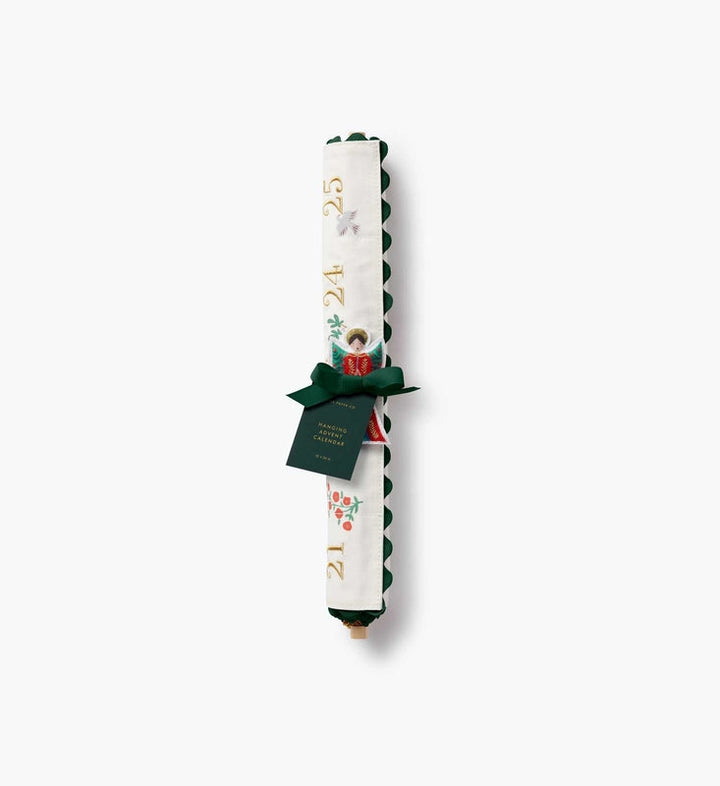 Rifle Paper Co. Nativity Embroidered Hanging Advent Calendar