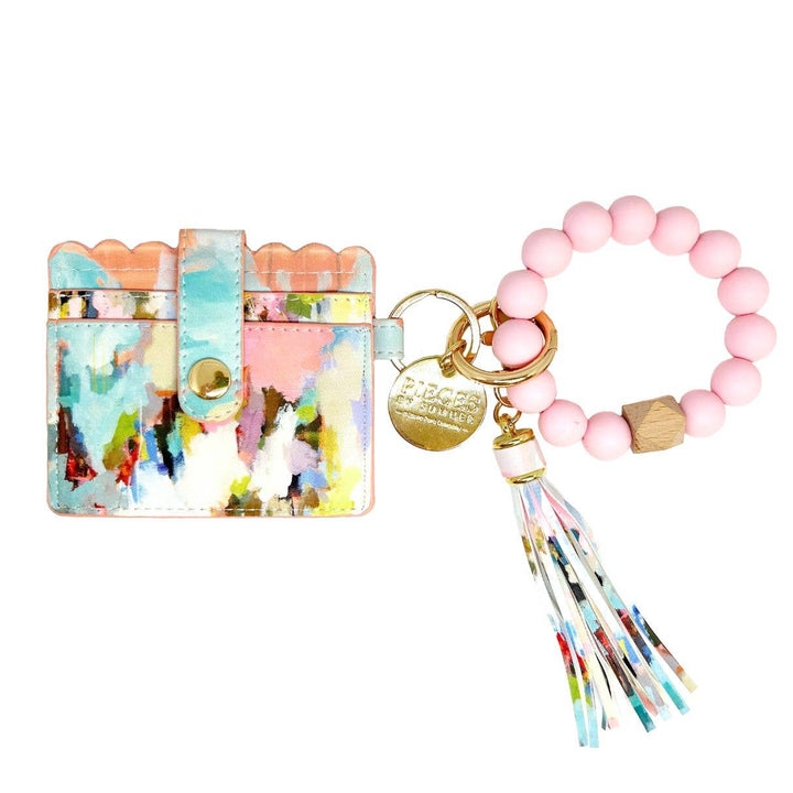 Laura Park Designs Brooks Avenue Keychain Wristlet Wallet
