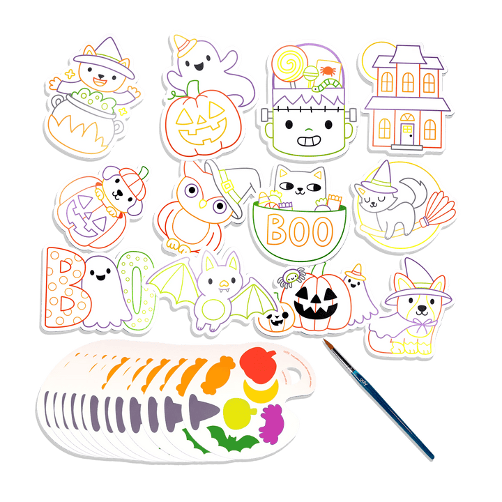 OOLY Trick or Treat Playful Painters Easy Watercolor Painting Kit