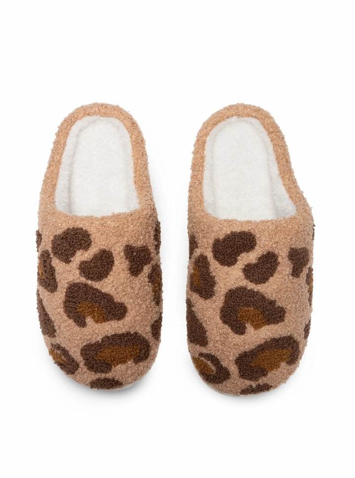 Living Royal Leopard Print Slippers