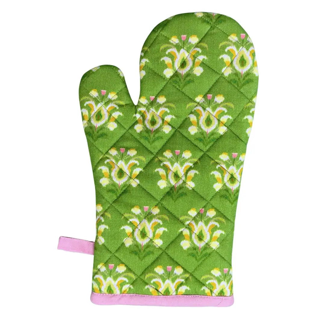 Laura Park Designs Rosemary Meadow Oven Mitt and Pot Holder Set