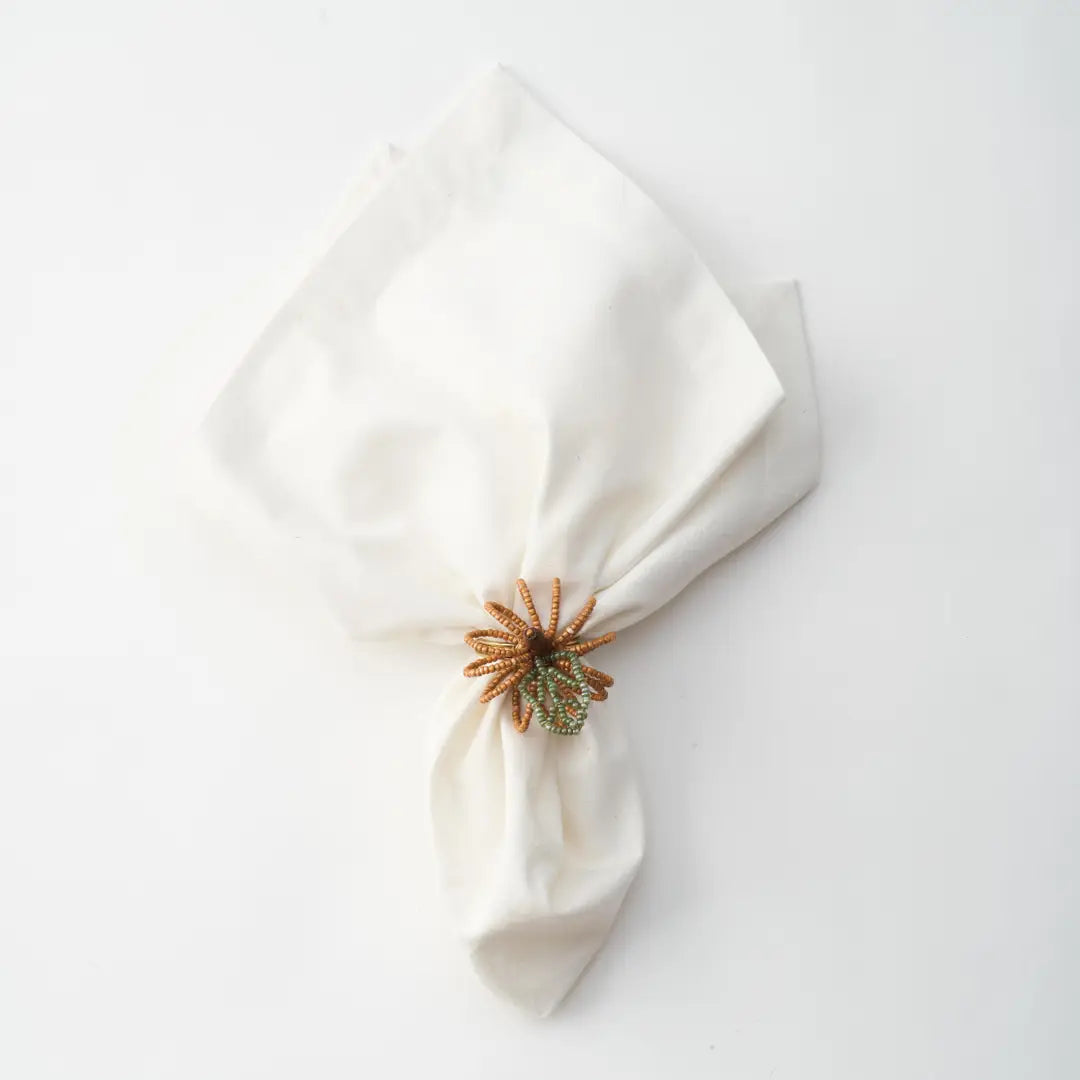 Beaded Pumpkin Napkin Ring