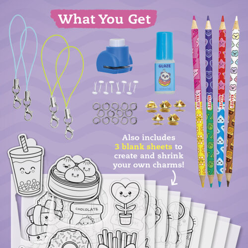 Klutz: Color & Shrink Charms: Kawaii Style