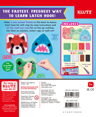 Klutz: Latch Hook Animals