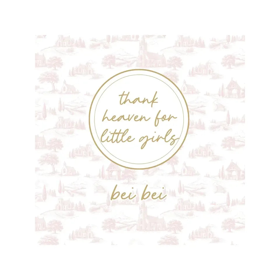 Bei Bei Thank Heaven for Little Girls Faux Fur Blanket