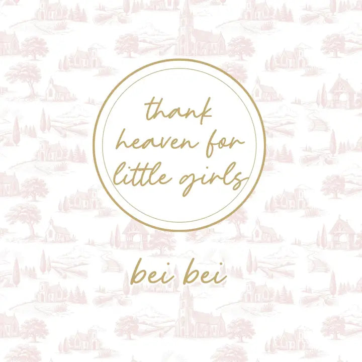 Bei Bei Thank Heaven for Little Girls Faux Fur Lovey