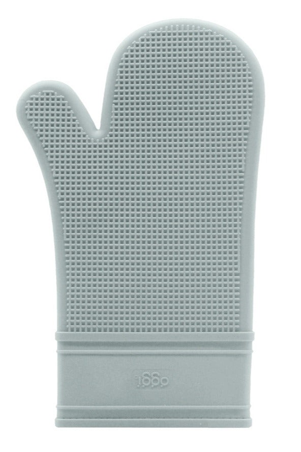 Grey Silicone Oven Mitt