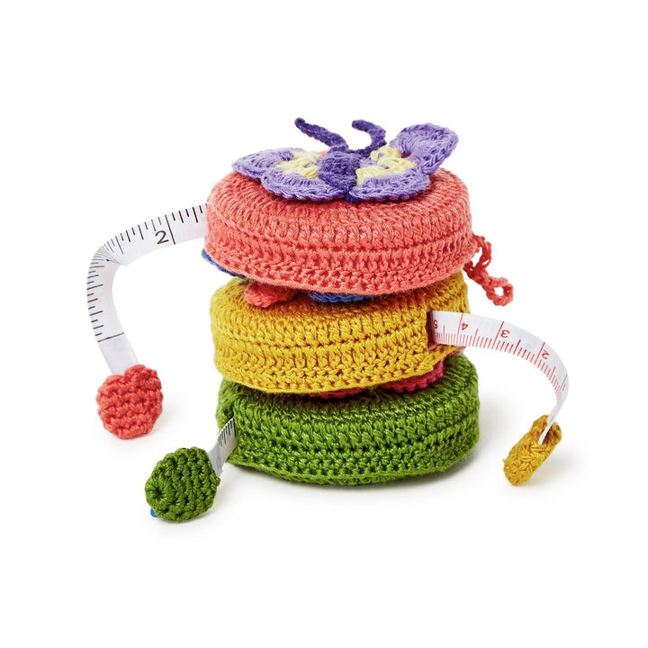 Fluttering Butterfly Hand-Crocheted Measuring Tape