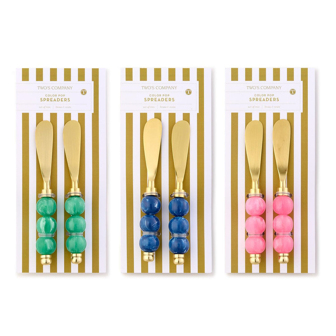 Color Pop Set of 2 Spreaders