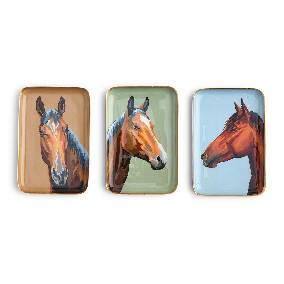 Horse Metal Trinket / Desk Tray