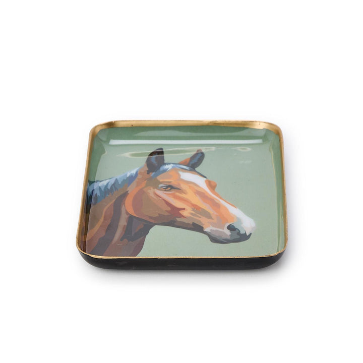 Horse Metal Trinket / Desk Tray
