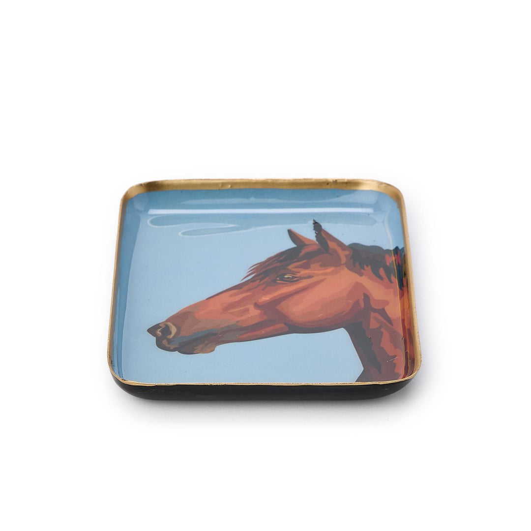 Horse Metal Trinket / Desk Tray