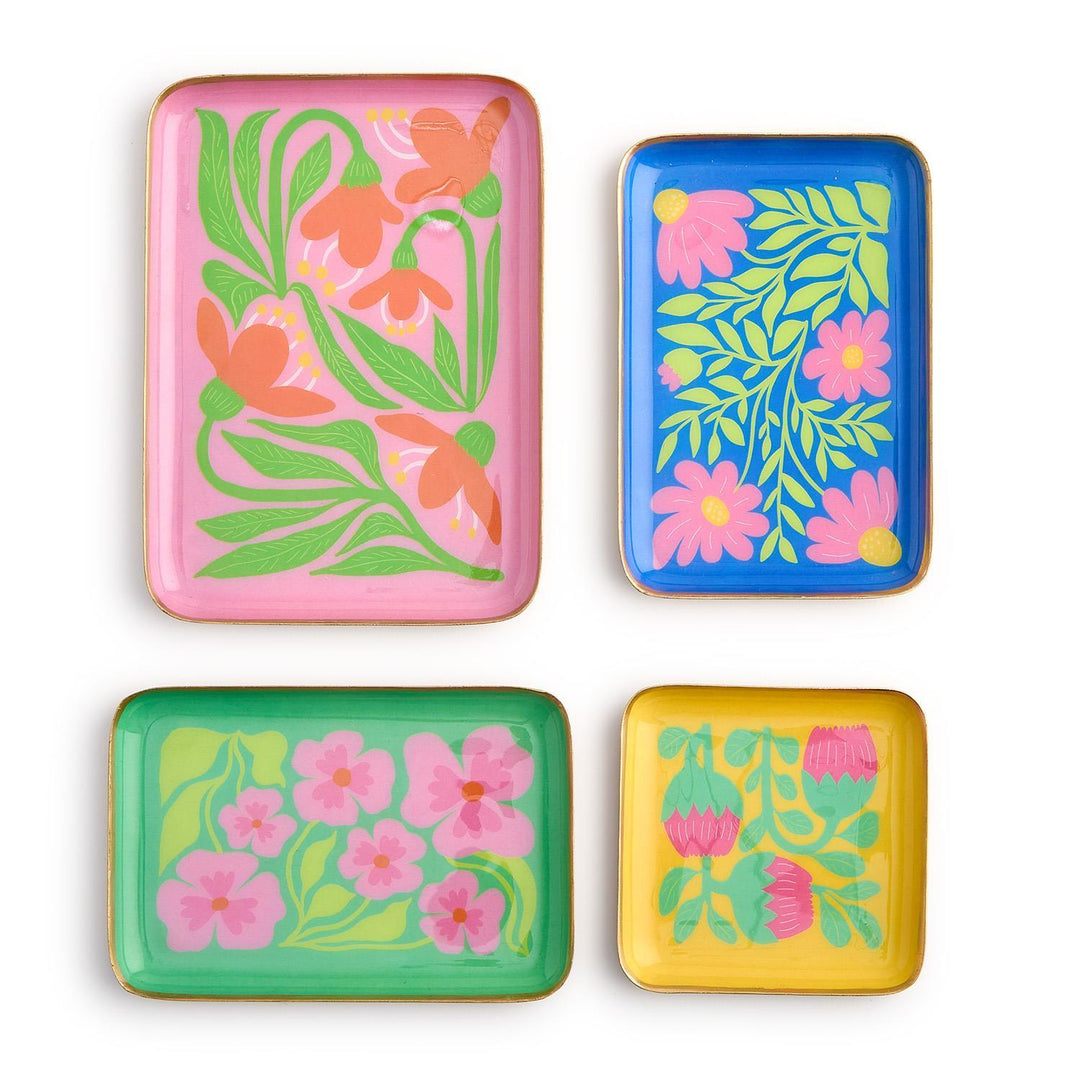 Petal Pop Metal Trinket/Desk Tray