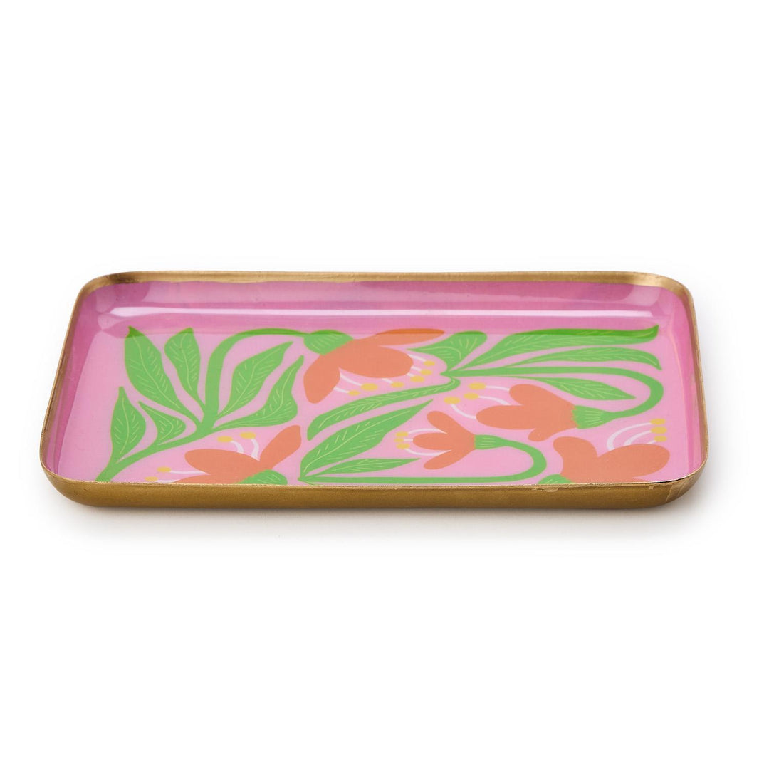 Petal Pop Metal Trinket/Desk Tray