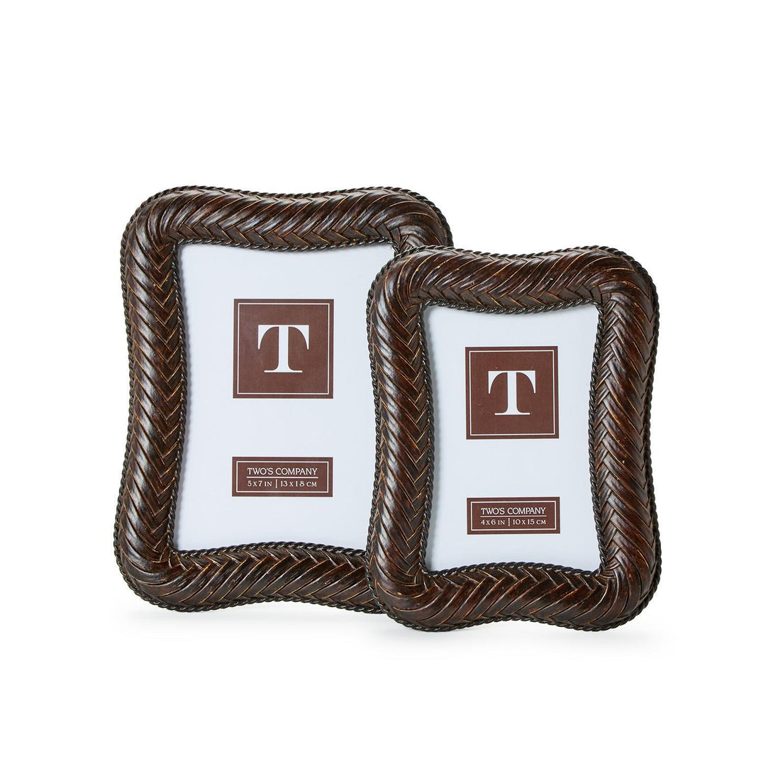 Herringbone Weave Picture Frame