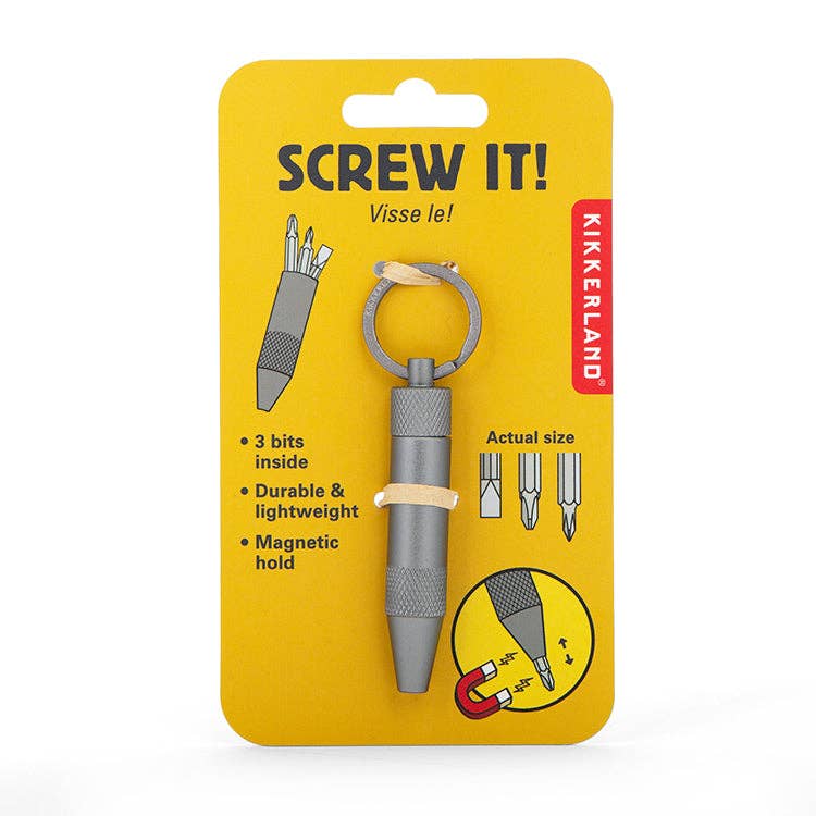 Kikkerland Screw It! Keyring