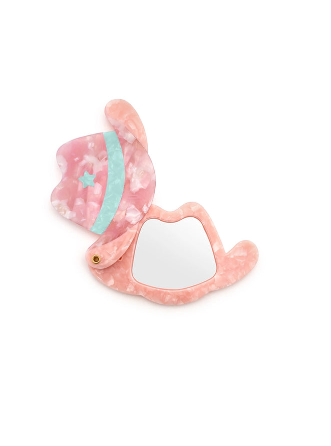 Living Royal Swing-Hinge Folding Compact Mirror