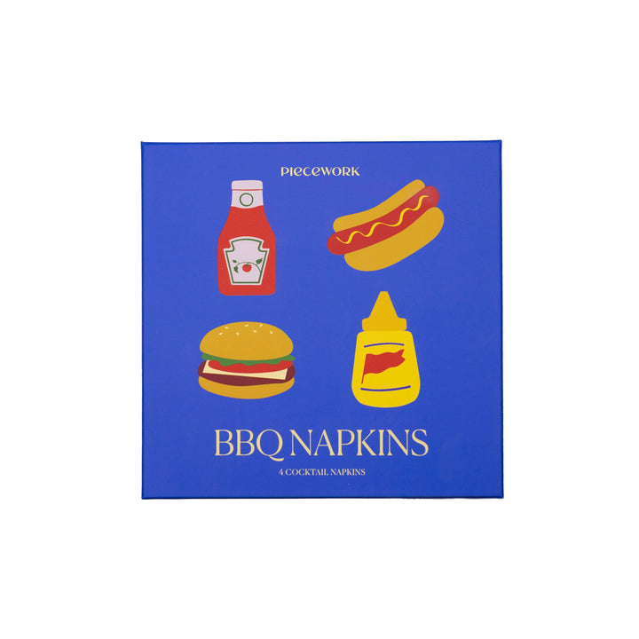 Piecework Puzzles BBQ Cocktail Napkins