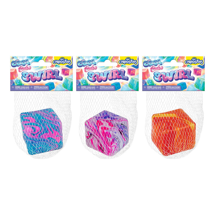 Cool Cube Swirls Sensory Squishy (Colors May Vary)